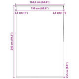 Shower Roller Blind 160x240 cm Splash 142875