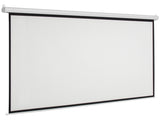 100in 220V Viewing Area Motorized Projector Screen with Remote Control Matte White 27128397