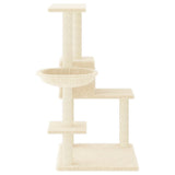Cat Tree with Sisal Scratching Posts Cream 95 cm 172073
