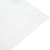 Rectangular Tile 50 pcs White 29 x 23 x 0.08 cm 42021265