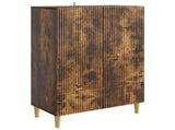 Sideboard Smoked Oak 66 x 34.5 x 95 cm Engineered Wood 894670