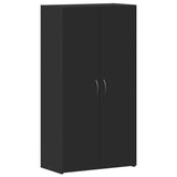 ZNTS File Cabinet Black 60x32x115 cm Engineered Wood 840773