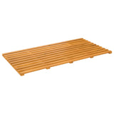 Bath Mat Natural 100 x 53 cm Solid Acacia Wood 42025261