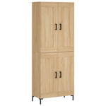 Highboard Sonoma Oak 69.5x34x180 cm Engineered Wood 3199684