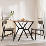 Dining Table Y-Frame 90x90x75 cm Solid Wood Pine and Steel 3282718