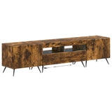 5 Piece LED TV Cabinet Smoked Oak Engineered Wood 3416927