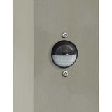 Bollard Lights with Sensor&Outlet 3 pcs 80 cm Stainless Steel IP44 4006068