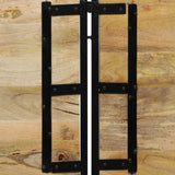 Headboard 180 cm Solid Wood Mango and Iron 4017555