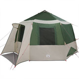 Cabin Tent 12-Person Green and White 405 x 405 x 273 cm 42001098