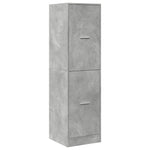 Apothecary Cabinet Concrete Grey 40x41x144.5 cm Engineered Wood 3309639