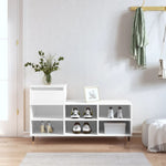 ZNTS Shoe Cabinet White 102x36x60 cm Engineered Wood 831356