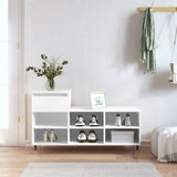 ZNTS Shoe Cabinet White 102x36x60 cm Engineered Wood 831356