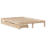 Bed Frame with Drawers without Mattress 135x190 cm Double 3301938
