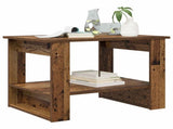 Coffee Table Old Wood 72 x 50 x 50 cm Engineered Wood 8000194