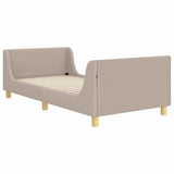 Children's Bed Frame with Headboard Light Grey 80 x 200 cm 42010866