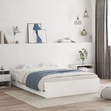 Bed Frame with Drawers without Mattress White 120x190 cm Small Double 3207315