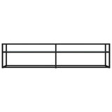 TV Cabinet White Marble 180x40x40.5 cm Tempered Glass 331724