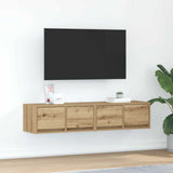 TV Cabinets 2 pcs Artisan Oak 60x31x25.5 cm Engineered Wood 861507