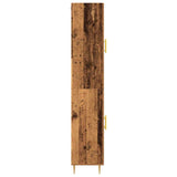 Highboard 2 pcs Old Wood Engineered Wood 3334346