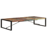 Coffee Table Multicolour Reclaimed Wood Large Durable 321589