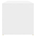 Shoe Storage Bench White 105x35x35 cm Engineered Wood 804463