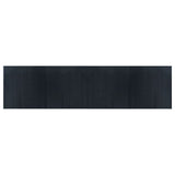 Rug Rectangular Grey 100x400 cm Bamboo 376820
