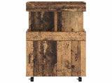 Bar Cart Oak Wood 50 x 41 x 89 cm Engineered Wood 8015680