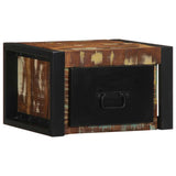 Bedside Cabinet Multicolour 40x35x25 cm Solid Wood Reclaimed 4015946