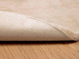 Anti-Slip Faux Rabbit Fur Rug OLITE Taupe 160 cm Polyester 42021758