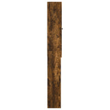 Toilet Cabinet ALKMAAR Smoked Oak 66 x 25.5 x 190 cm 896260