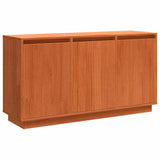 Sideboard Brown Oak 111 x 34 x 60 cm Solid Pine Wood 869880