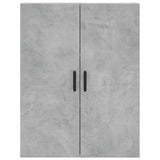 Highboard Concrete Grey 69.5x34x180 cm Engineered Wood 3196079