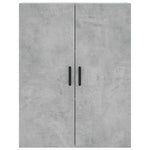 Highboard Concrete Grey 69.5x34x180 cm Engineered Wood 3195911