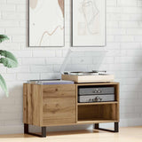 Record Cabinet Artisan Oak 84.5x38x48 cm Engineered Wood 857245
