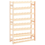 Wine Rack for 56 Bottles Pinewood 286196