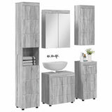 Bathroom Furniture Set TULUM 5 pcs Grey Sonoma 60 x 34 x 63 cm 3398060