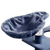 Cat Tree with Sisal Scratching Posts 150 cm Dark Blue 170489