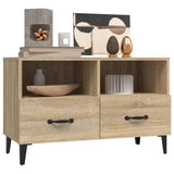 TV Cabinet Sonoma Oak 80x36x50 cm Engineered Wood 812594