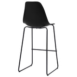Bar Set Black MDF, Plastic, Powder-Coated Steel Ergonomic Bar Set 279922