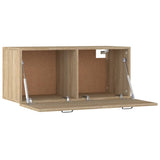 Wall Cabinet Sonoma Oak 80x36.5x35 cm Engineered Wood 812936