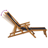 Folding Sun Lounger 2 pcs 3 Position Solid Eucalyptus Wood 3407824