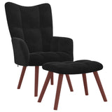Relaxing Chair Black Velvet 42022443