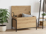 Storage Box Artisan Oak 60 x 40 x 49.5 cm Engineered Wood 8013673