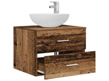 Wall-Mounted Sink Vanity Old Wood 49.5 x 41 x 64.5 cm 890268