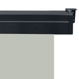 ZNTS Balcony Side Awning 85x250 cm Grey 48410