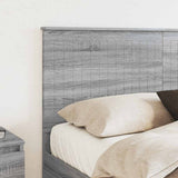 Headboard with Headboard Grey Sonoma 150 cm Engineered wood 887754
