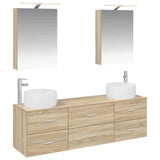 Bathroom Furniture Set 5 pcs Sonoma Oak 3406993
