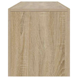 TV Cabinet with LED Lights Sonoma Oak 140x36.5x40 cm 804367
