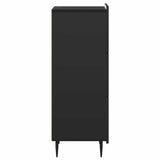 Drawer Cabinet Black 33 x 34.5 x 92 cm Engineered Wood 894386