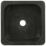 Sink 30x30x15 cm Riverstone Black 142779